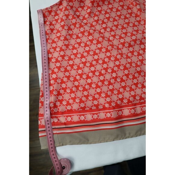 New York & Co peach& beige Sleeveless Top with adjustable tie Neckline Size‎ XL - Picture 12 of 13